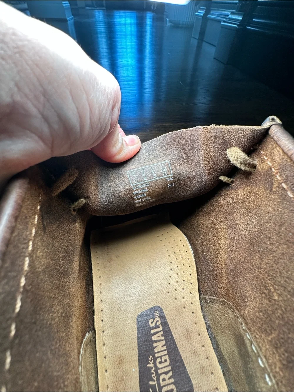 Clarks Dark Brown Leather Chukka Boots